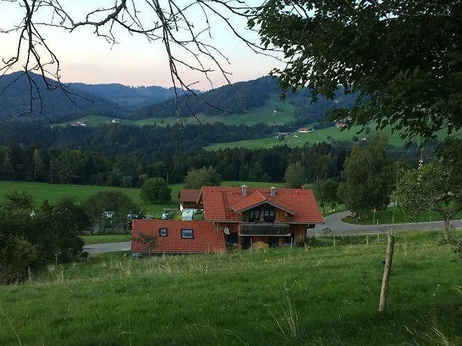 Ferienwohnung Mit Aussicht Im Bergdorf Steibis Im Allgaeu アパート