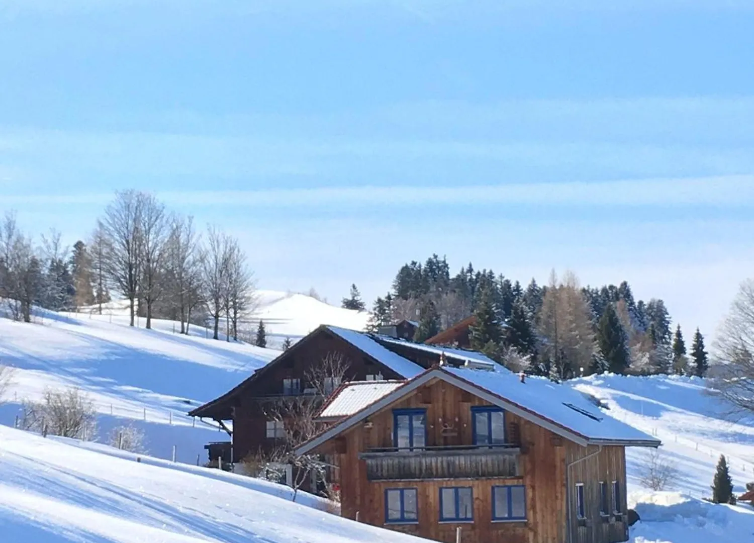 Ferienwohnung Mit Aussicht Im Bergdorf Steibis Im Allgaeu